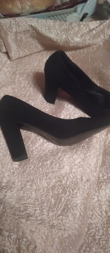 туфли мужские на кожаной подошве: Туфли, Размер: 38, цвет - Черный, Новый — 3