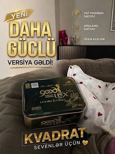 arıqlama iynəsi qiyməti: Məhsul: Good Lux Green Coffee – L‑Carnitine & Collagen — 2