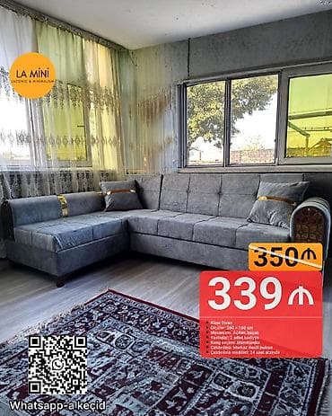 Künc divan, Açılan, Bazalı, Parça, Şəhərdaxili pulsuz çatdırılma