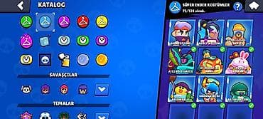 bas: Brawl Stars hesabı - Kupa yolu: 64,421 - Prestij səviyyəsi: 31 - — 3