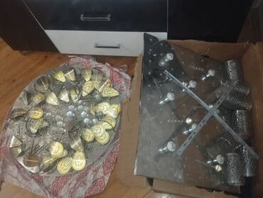 led isiqlar tavan ucun: Led Çılçıraq, 4 və daha çox lampa, Metal — 10