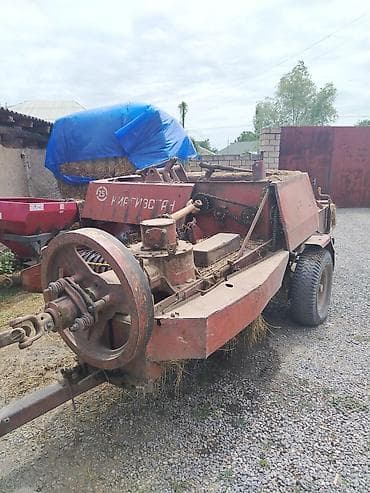 avtomobil kompressor ustasi: Kənd təsərrüfatı üçün pres-yığan aparat – “Kırgızstan” tipli kvadrat — 1