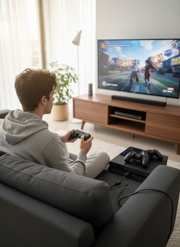 playstation 4 satilir: Sony PlayStation 4 (PS4) – orijinal “fat” model + Fifa 24 Diski İlə — 1