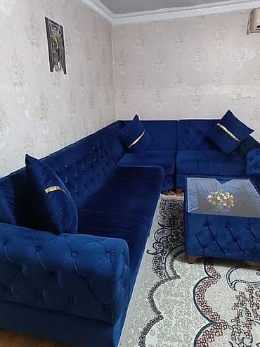 Divan və masa dəstləri: Uqlavoy divan satilir tecili 3ayin divandi evden kocuruk deye satili — 3