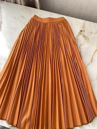 Zəfəran rəngində pliseli ətək 100 azn alib - Model: yüksək belli, tam lalafo.az -da Zəfəran rəngində pliseli ətək 100 azn alib - Model: yüksək belli, tam