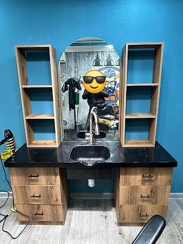 iran peci susesi: Bərbər/kişisəlveriş stansiyası – güzgülü, çanaqlı, çoxsaxlamalı - — 1