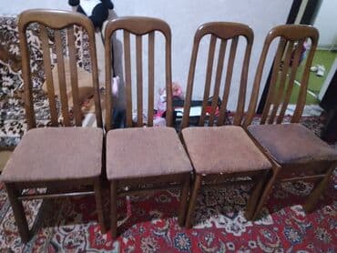 Mətbəx üçün, Qatlanmayan, rəng - Bej Stul