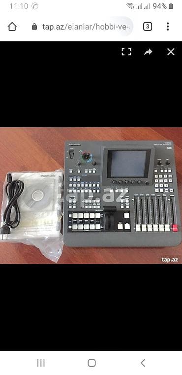 Barabanlar: Panasonic -MX70 – peşəkar video mikser və switcher Xüsusiyyətlər: - 8 — 1