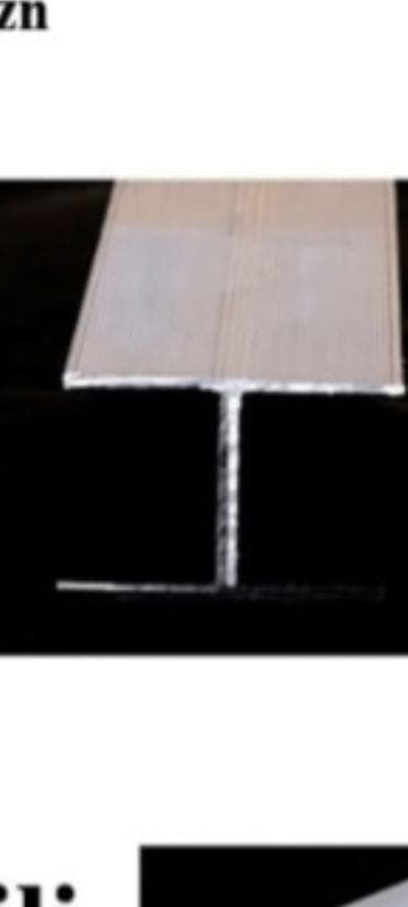 2x2 demir profil: U formasında, Alüminium Profil, şveller, 10x10 mm, Qalınlıq: 5 mm, Yeni, Ödənişli çatdırılma — 7