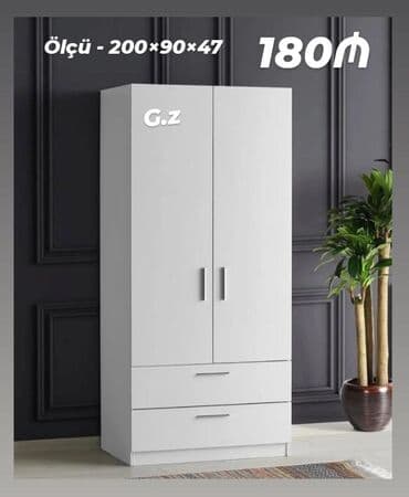 Mətbəx mebeli: Açılan, 2 qapılı Düz dolab, Qarderob, paltar dolabı — 1