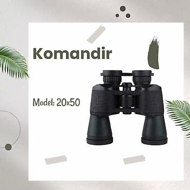 Komandir binokl Model: 20 X 50 •Baxış sahəsi: 168 FT/ 10000 YDS