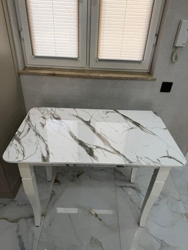 mərmər masa: Klassik masa, Açılmayan, Mərmər, Dördbucaq masa — 2