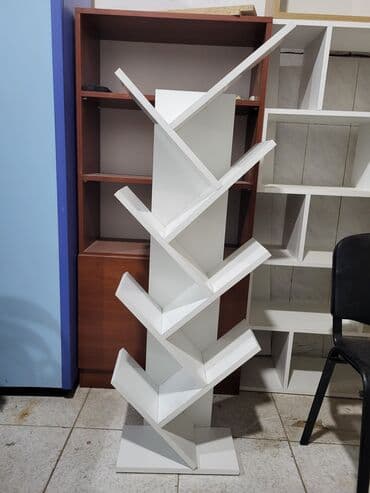 esyalari duzmek ucun yer: Kitab refi . Yenidir . ✅️ parlaq Ağ reng . keyfiiyetli materyaldan — 4