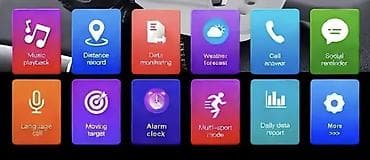 smart saat t800: Yeni, Smart saat, Smart, Sensor ekran, rəng - Qara — 3