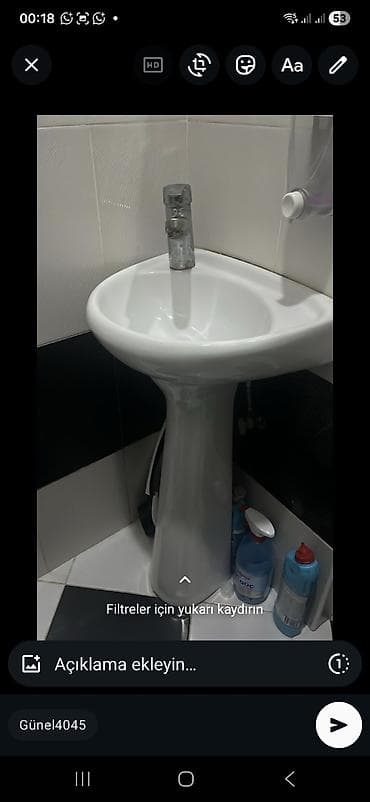 Moyka krant daxil.40×30 Hec bir problemi yoxdur. Qiymet 30 azn . Unvan