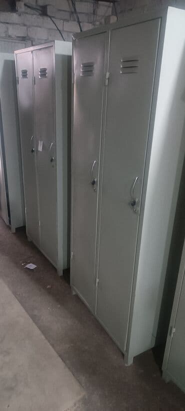 uşaq şkaf: Metall geyim dolabı – 2 qapılı - Material: möhkəm polad konstruksiya — 10