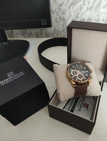 İşlənmiş, Qol saatı, NaviForce, rəng - Qəhvəyi