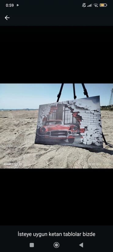 məktəb şəkilləri: Kətan üzərində dekorativ tablolar - İstəyə uyğun fərdi dizaynlar — 4