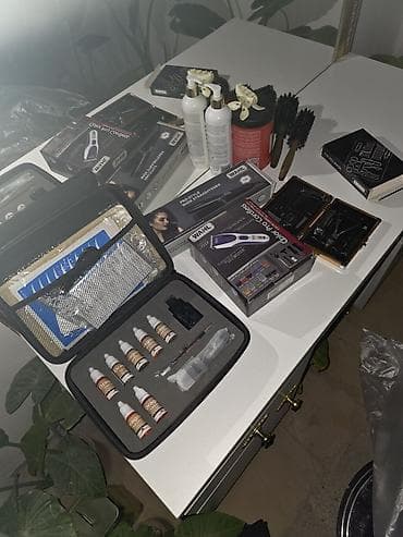 tibbi rəf: Gözəllik/bərbər avadanlıqları dəsti - Geniş güzgülü makiyaj/bərbər — 6