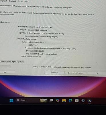 soyuducular ikinci el: İşlənmiş Acer Nitro, 15.6 ", Intel Core i5, 512 GB — 3