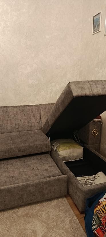 mebel sandiqlar: Künc divan, Açılan, Bazalı, Parça — 1