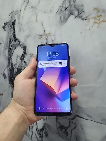 xiaomi not 10 s: Redmi 9T, 64 GB, rəng - Göy, Zəmanət, Sensor, Barmaq izi — 2
