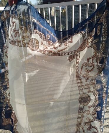 Qədim Zərif şal / yaylıq - Material: yüngül, nazik və şəffaf parça