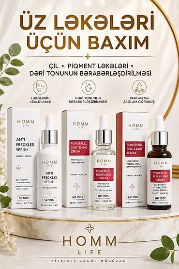 dəri kurtka kişi: HOMM Life – Üz ləkələri üçün baxım seriyası Məhsullar: - Anti — 1