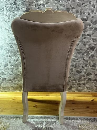 ucuz parça: Qonaq otağı üçün, Qatlanmayan, rəng - Bej Stul — 2