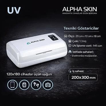 ALPHA SKIN UV – innovativ cihazlar üçün qoruma və dezinfeksiya həlli