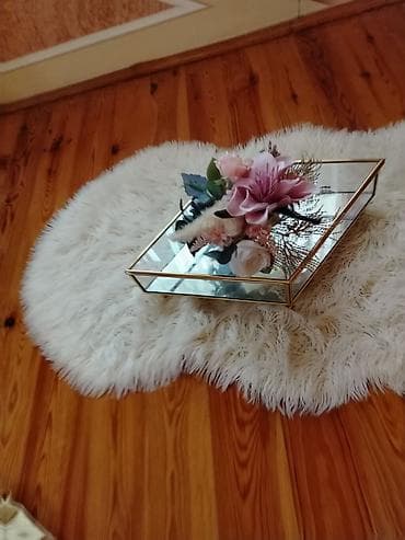 3d pen: Gəlin xonçası və bəzək dəsti - Aynalı kvadrat xonça: Qızılı haşiyəli — 7