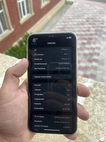 redmi note 19: IPhone 11, 128 GB, Ağ, Face ID — 5