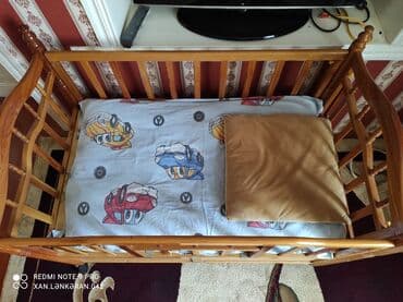 tek kravat ikinci əl: Oğlan və qız üçün, İşlənmiş, Dördbucaq, Beşik, Dəstsiz, Matras ilə, Yellənmə mexanizmsiz — 2