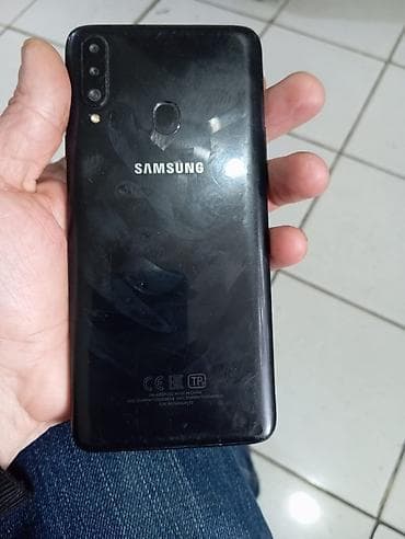 Samsung Galaxy A20s, rəng - Qara, Barmaq izi — 3