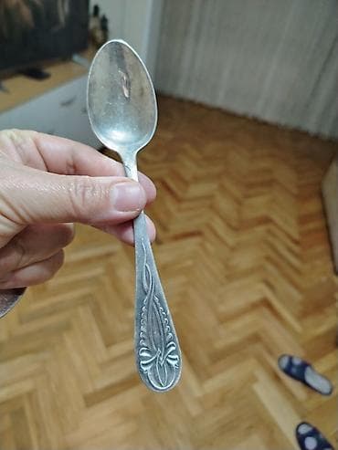 Столовые приборы: Məhsul: Qədimi desert qaşıqları – 12 Təsvir: - Material: Melxior — 4