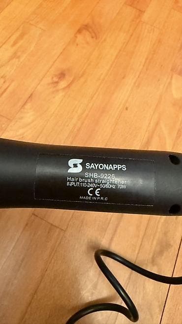 eurolux utuleri: SAYONA PPS SHB-0922 saç düzləşdirici daraq - Elektrikli saç — 5