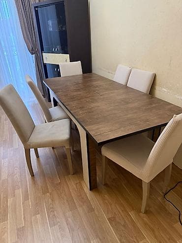 ✅Endirim edildi acilan masa 6 stulla 280 AZN hec bir laxlama qopma — 1
