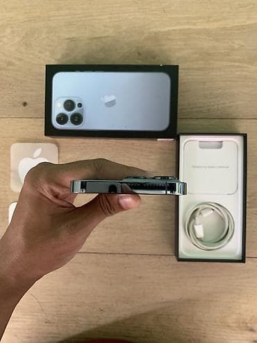 iphone wp: IPhone 13 Pro, 128 GB, Sierra Blue, Face ID — 5