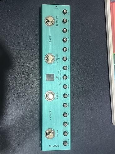 stream deck: Gitara effekt pedalları seti Təsvir: - Çoxfunksiyalı M-Wave modul — 2