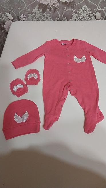 komplekt: Uşaq dəsti, Qız üçün, 0 - 3 ay — 1