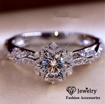 5 qaş üzüklər: Üzük, Gümüş — 1