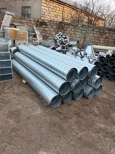 alma tozu: Sənaye havalandırma komponentləri – sinklənmiş poladdan hazırlanmış — 5