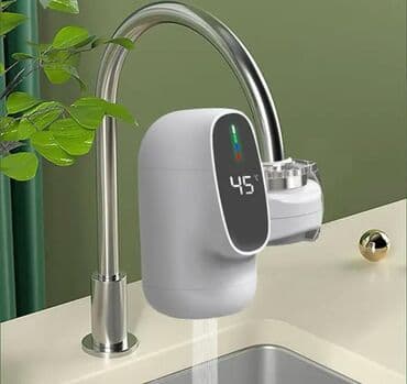 hamam krantları: Su qizdirici Ani sunqizdirici İsti su krani ✅LCD Temperatur Ekranı — 6