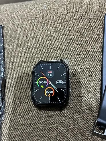 Smart saatlar: Ağıllı saat + 2 dəyişdirilə bilən qayış - Kvadrat formalı sensorlu — 6