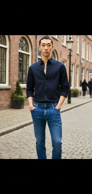 İdman dəstləri: Köynək, Tommy Hilfiger, 2XL, rəng - Göy — 1