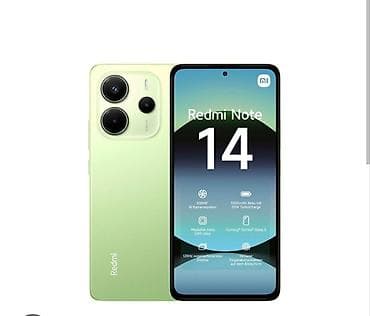 Xiaomi Redmi Note 14 – yaşıl rəng - 6.67" böyük ekran, 120 Hz