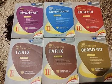 2023 Test Toplusu kitabları dəsti DİM (Dövlət İmtahan Mərkəzi)