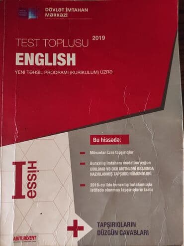 elməddin tağıyev riyaziyyat 5 9 qiyməti: English dim toplu I (cavabsız) - 3 AZN Ingilis dili Güvən 11 ci sinif — 2