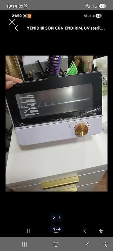 UV sterilizator qutusu – gözəllik və şəxsi qulluq alətlərinin lalafo.az -da UV sterilizator qutusu – gözəllik və şəxsi qulluq alətlərinin