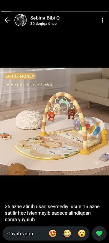 elektrikli nenni: Kidilo markalı elektrikli beşik/swing kreslosu - Rəng: tünd boz - — 2